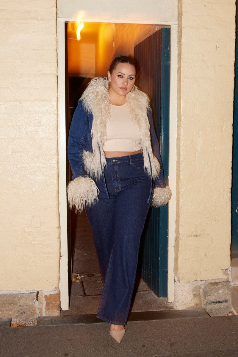 Denim Baggy Denim Jeans Mid Rise