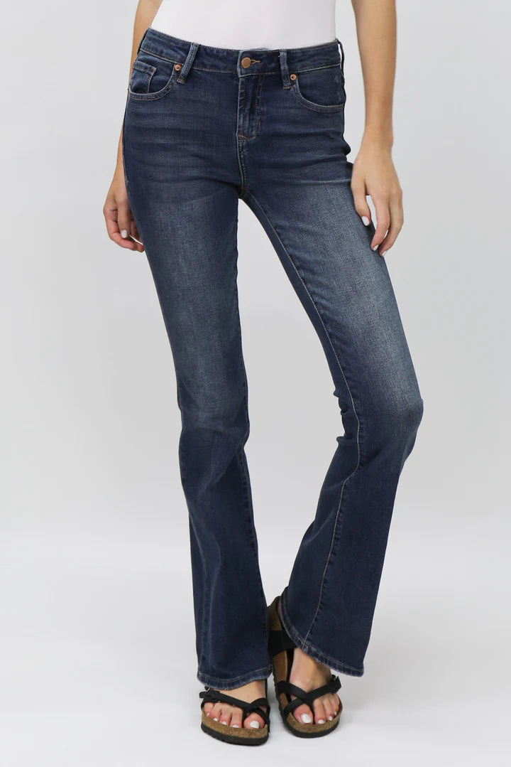 DEAR JOHN DENIM JAXTYN HIGH RISE BOOTCUT JEANS MILLBRIDGE