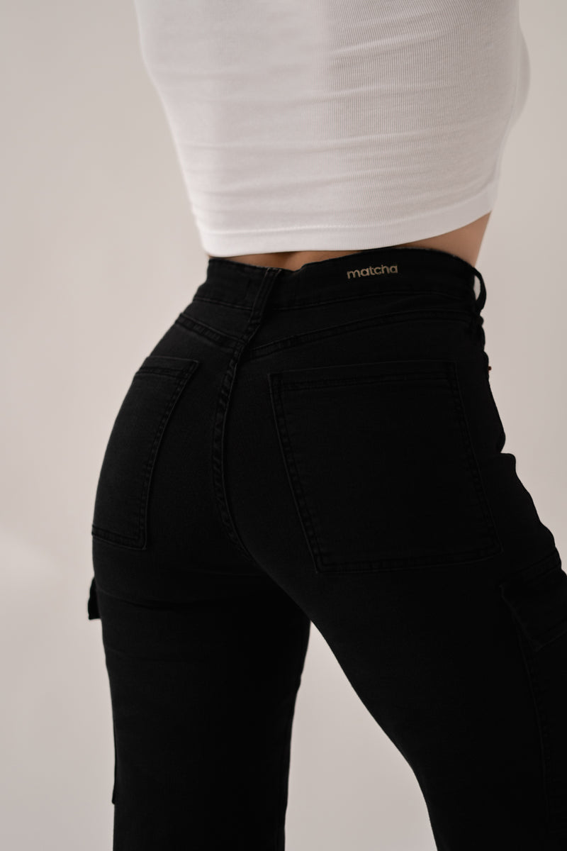 CARGO HIGH RISE - BLACK