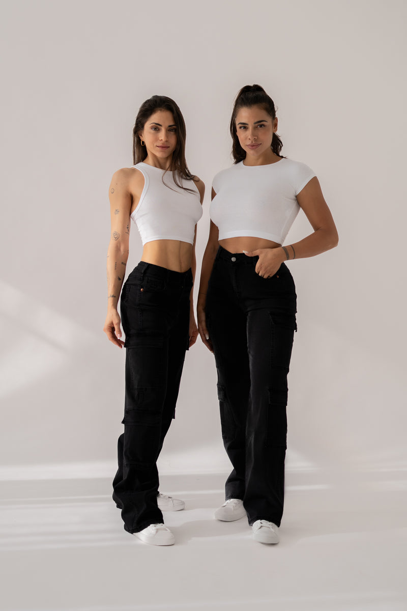 CARGO HIGH RISE - BLACK