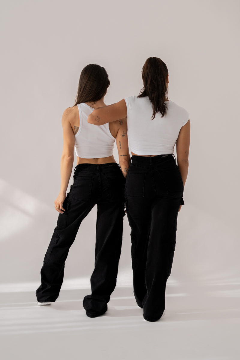 CARGO HIGH RISE - BLACK
