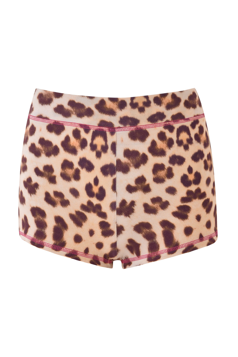 BLARE SHORT - NEUTRAL : LEOPARD : WILD CARD