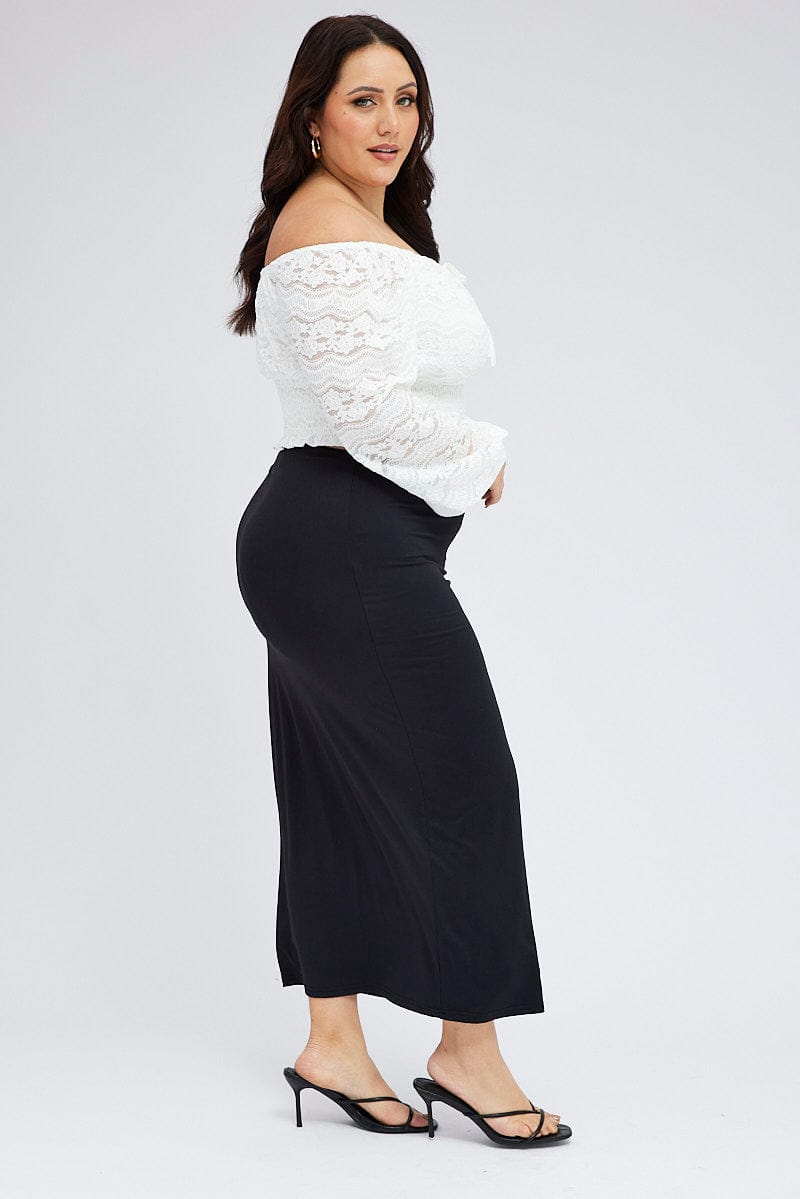 Black Maxi Skirt Supersoft