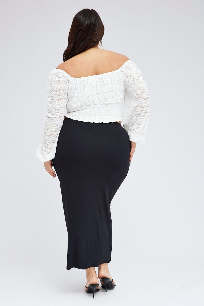 Black Maxi Skirt Supersoft