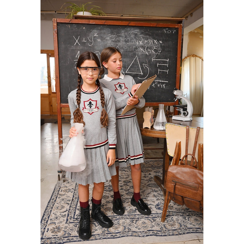 Melange Spencer Knit Skirt