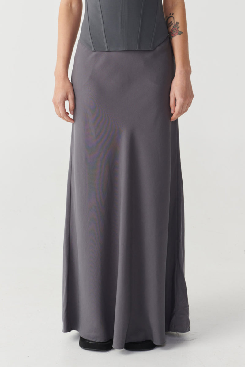 Blair Aline Maxi Skirt - Charcoal