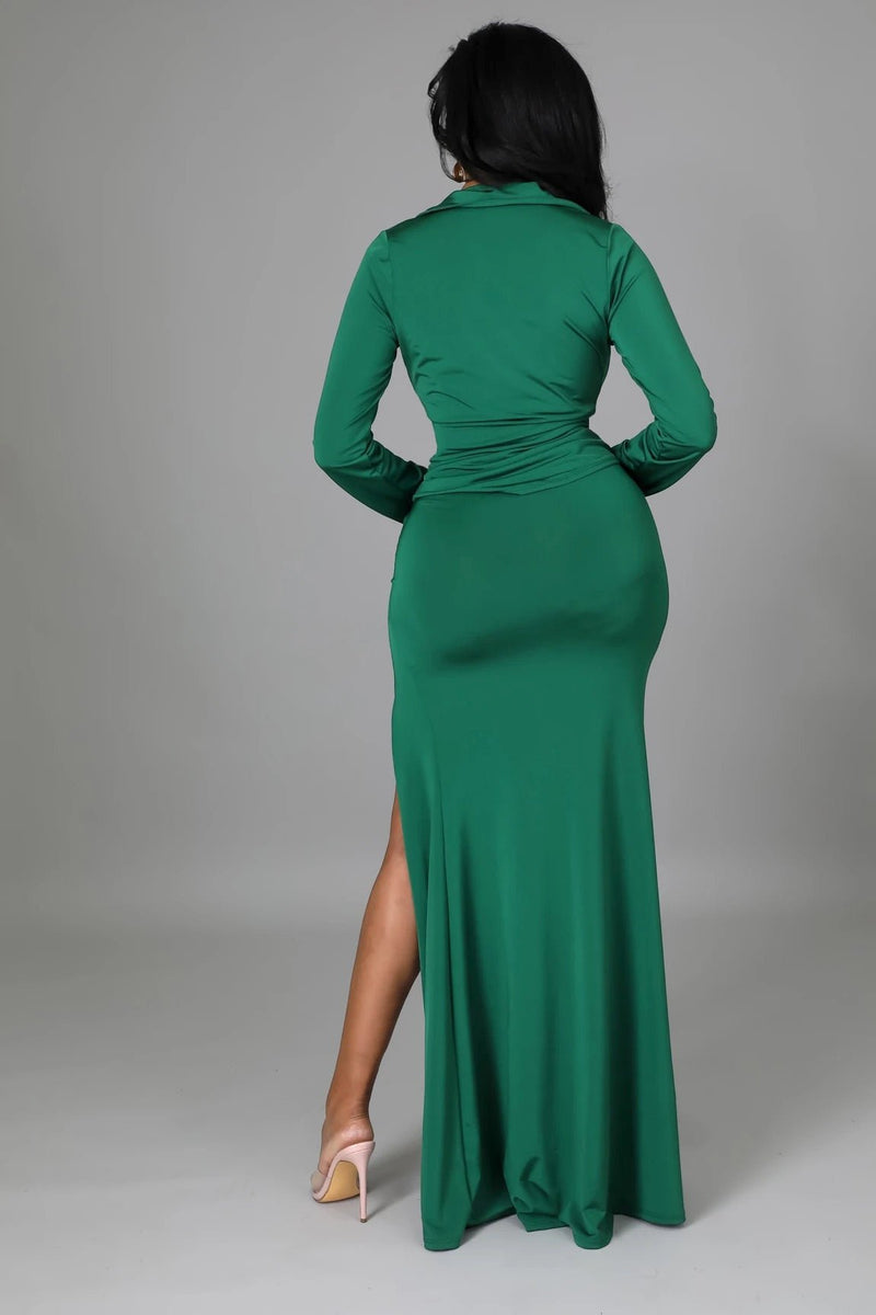 Temporary Lover Skirt Set Green - FINAL SALE