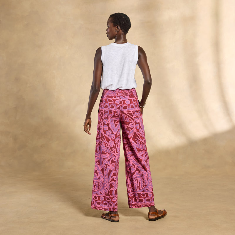 Himari Floral Pants, Petite