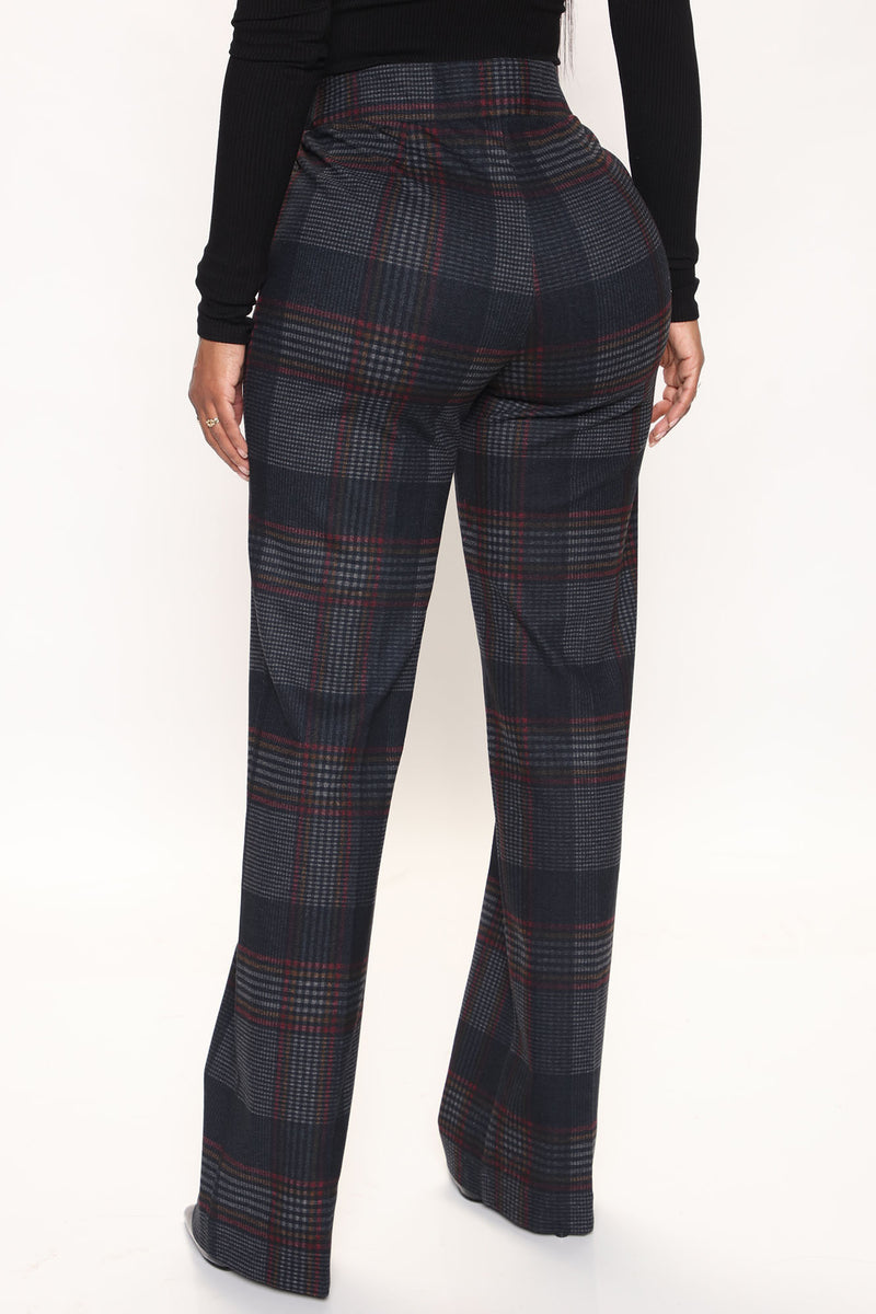 Feeling Preppy Wide Leg Pant 33 - Navy/combo