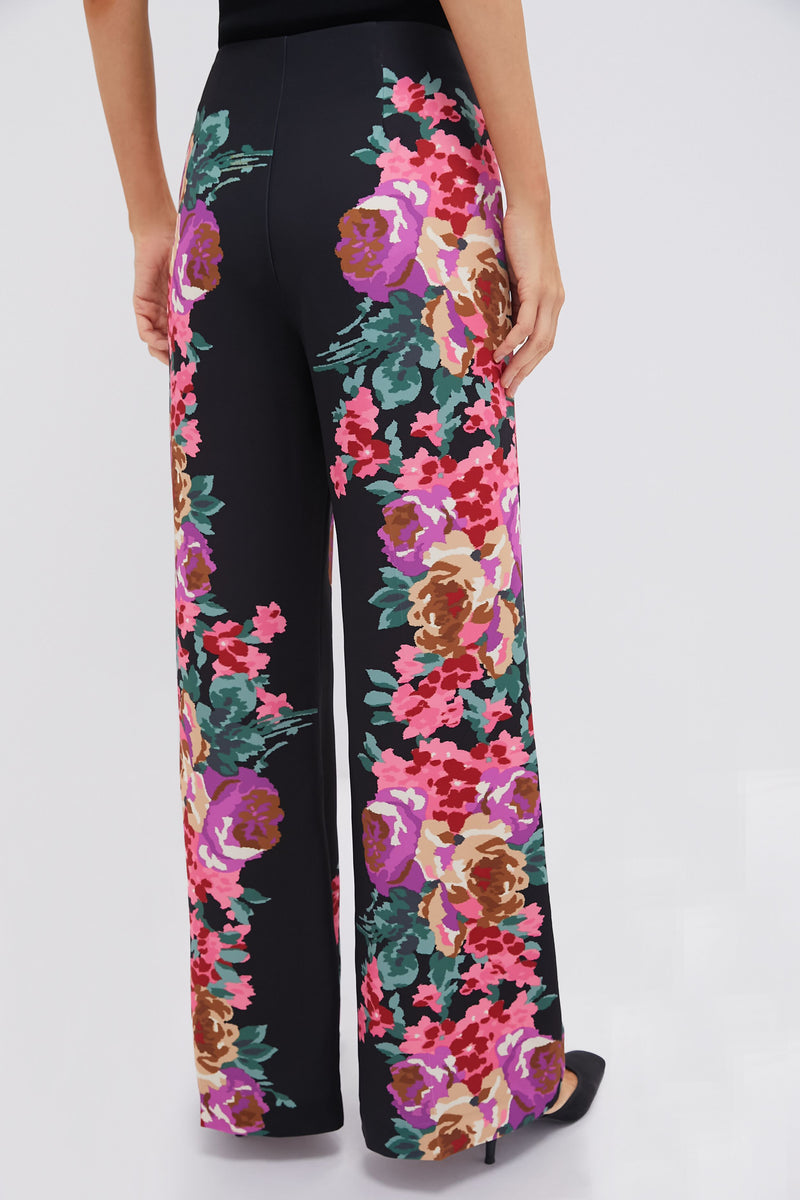Climbing Roses Drapey Twill Erin Pants