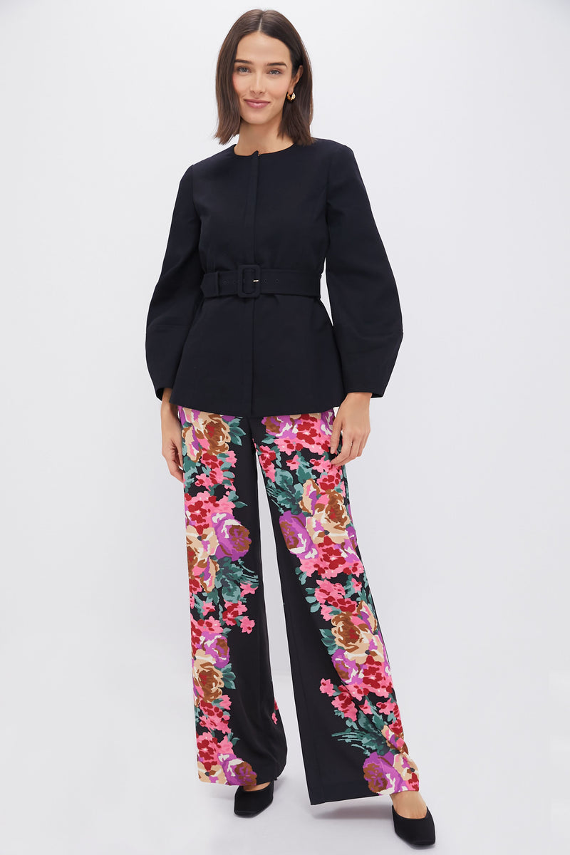 Climbing Roses Drapey Twill Erin Pants