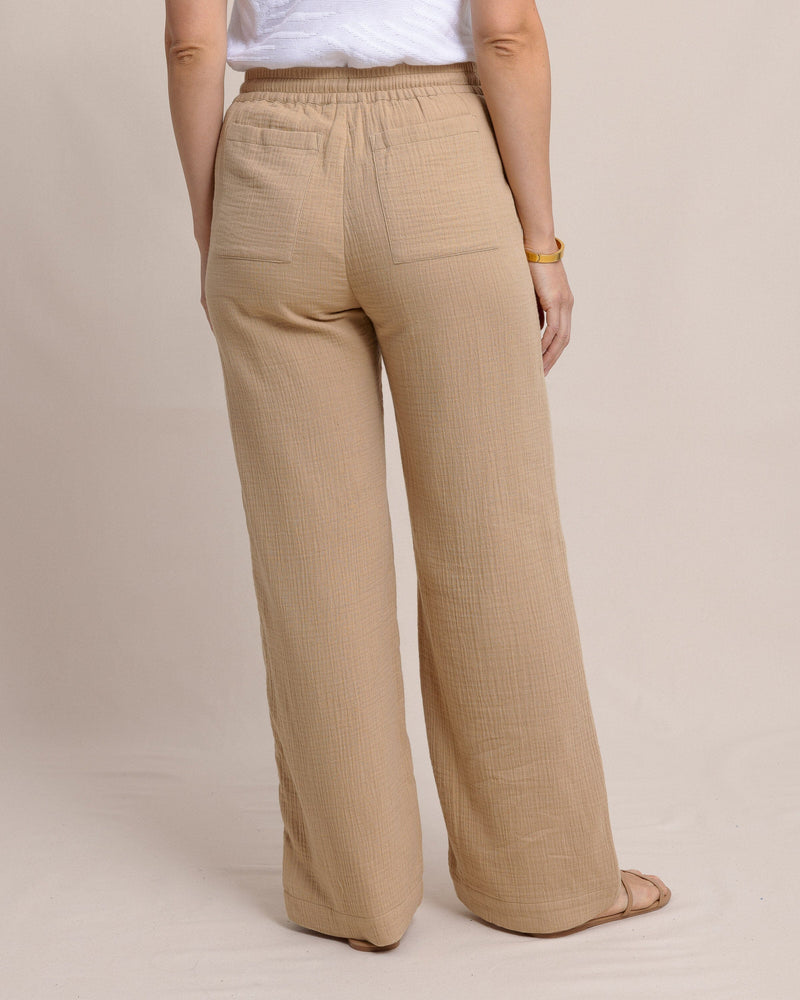 Laken Wide Leg Pant - Travertine