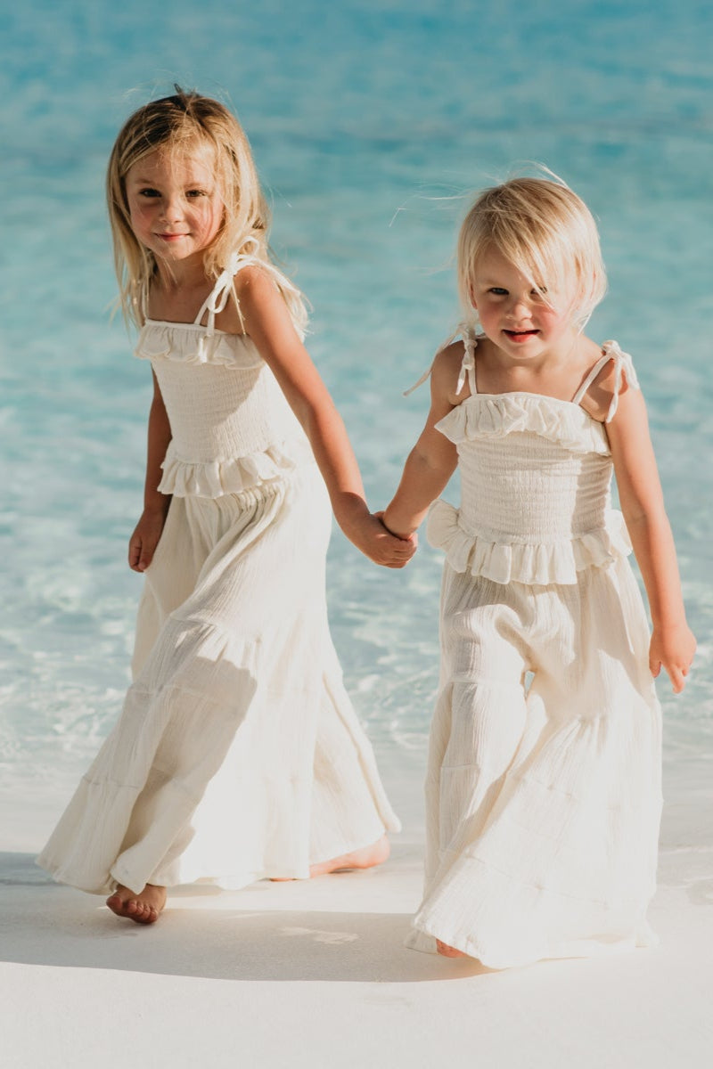 Bella Maxi Pants (light ivory muslin)