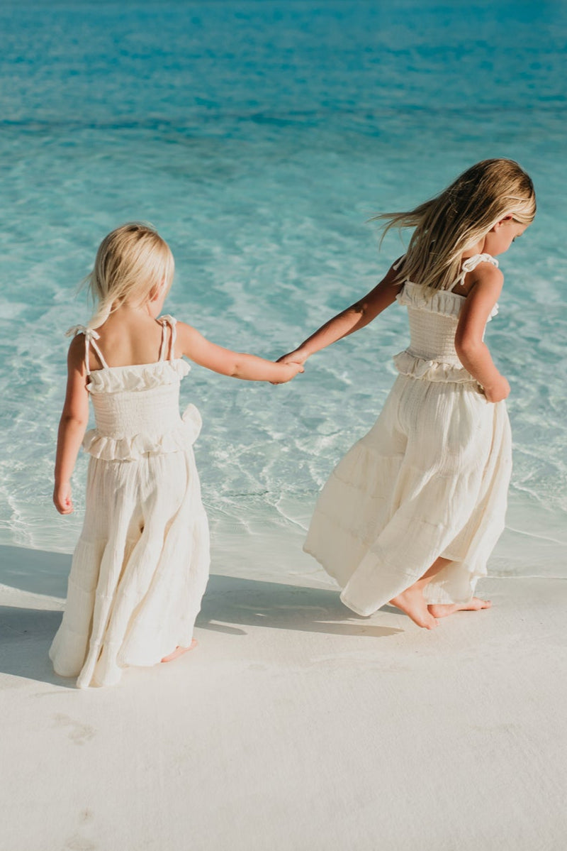 Bella Maxi Pants (light ivory muslin)
