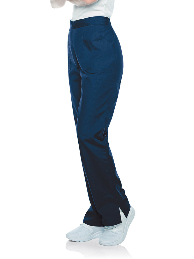 Landau ScrubZone Women's Straight Leg Cargo Pants | Navy