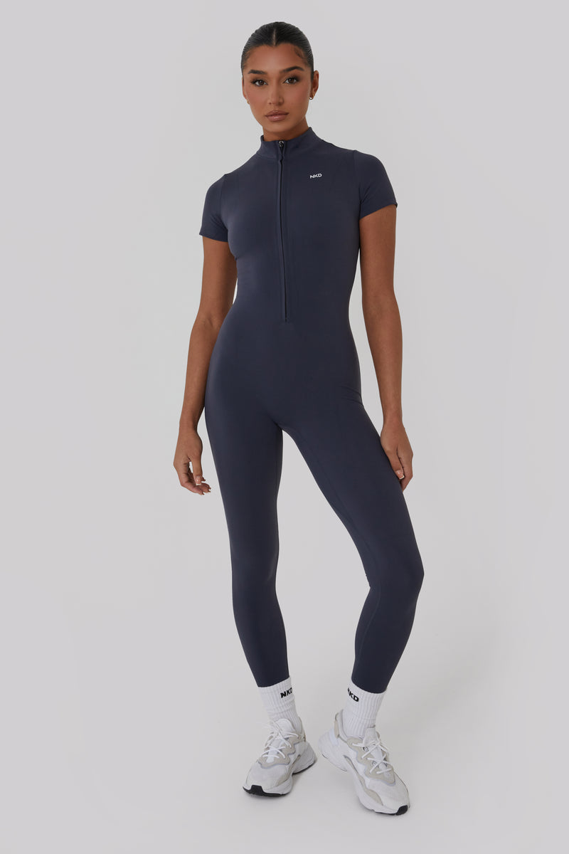 Jersey Jumpsuit - Misty Blue