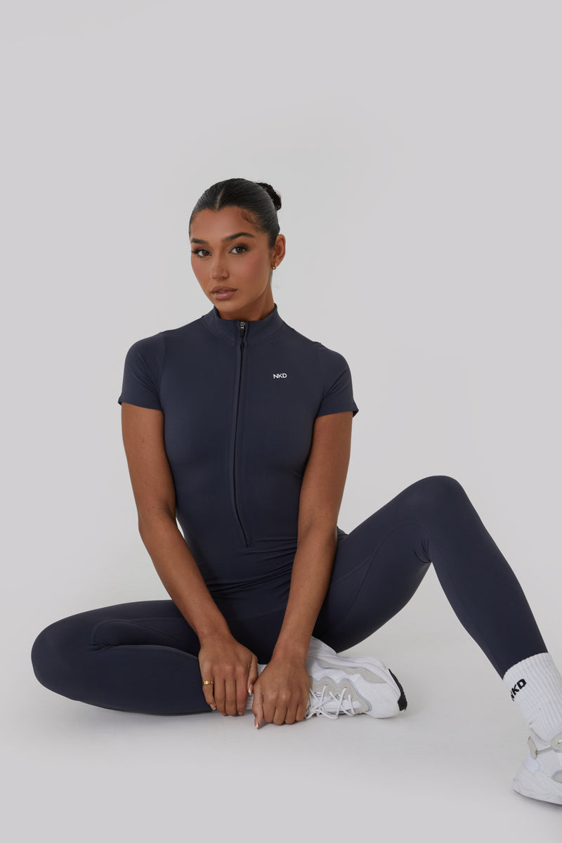 Jersey Jumpsuit - Misty Blue