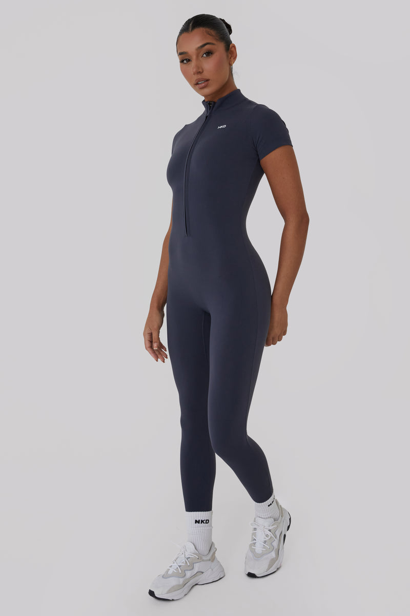 Jersey Jumpsuit - Misty Blue