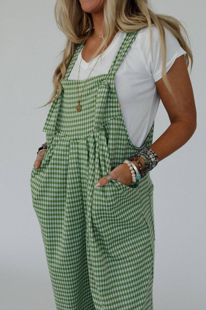 The Nest Under The Palms Jumpsuit - Avocado