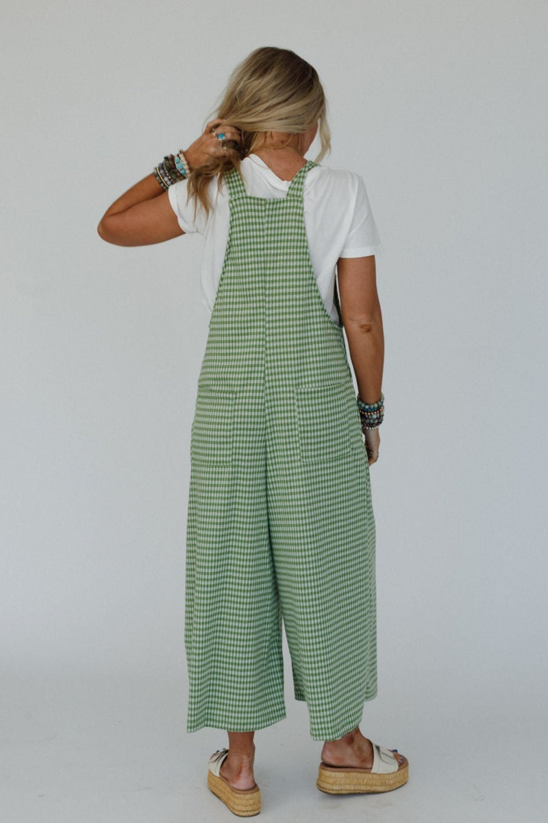 The Nest Under The Palms Jumpsuit - Avocado