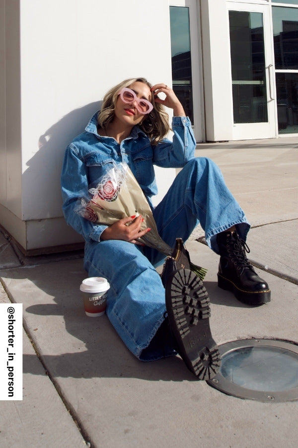 Little Extra Denim Jumpsuit - Light Denim
