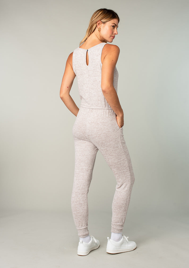 Staying In Bed Sleeveless Jumpsuit