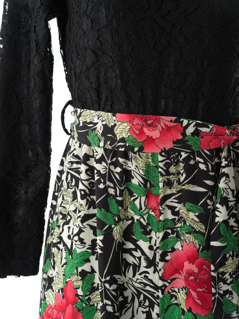 Black floral  jumpsuits