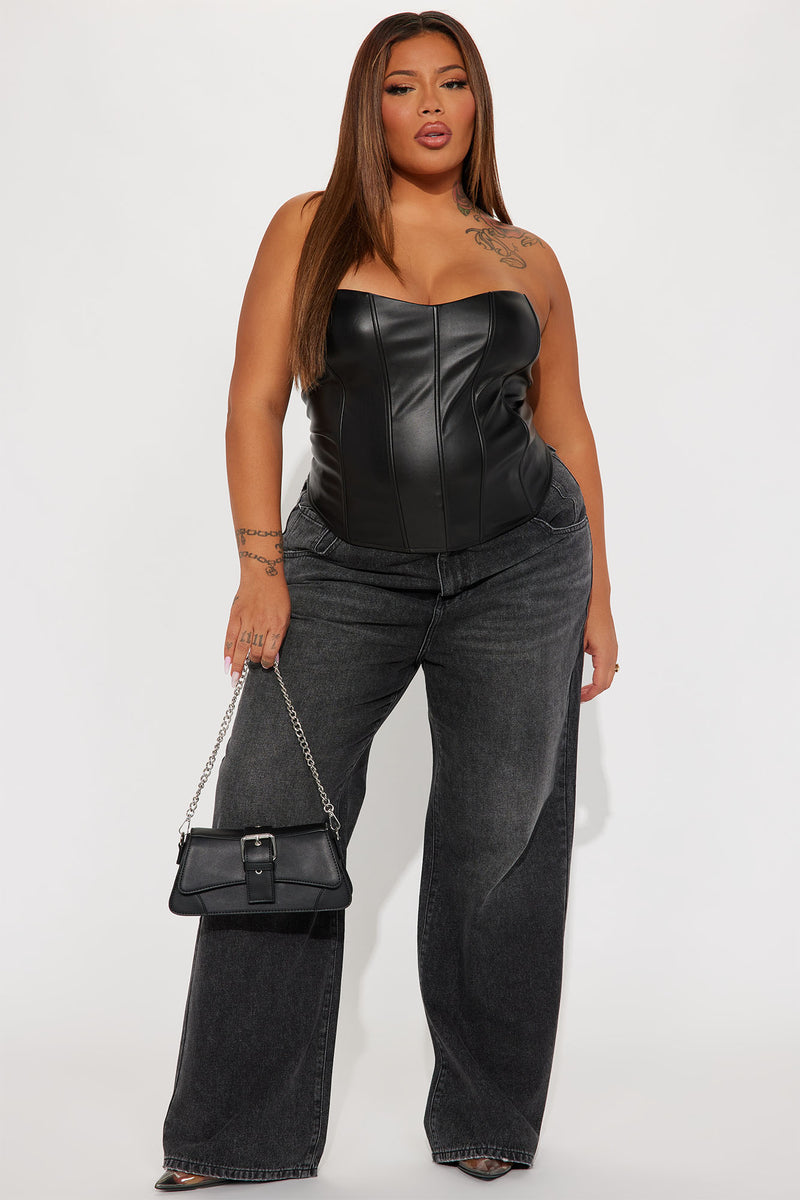 Keep On Lookin Corset - Black