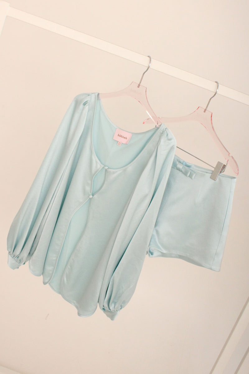 Penelope Bow Hot Short - Pastel Blue