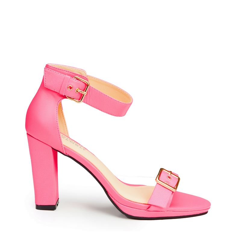 Aria Leather High Heel Sandals