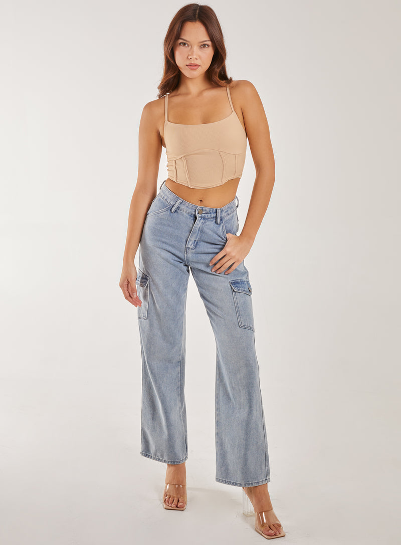 Strappy Corset Top