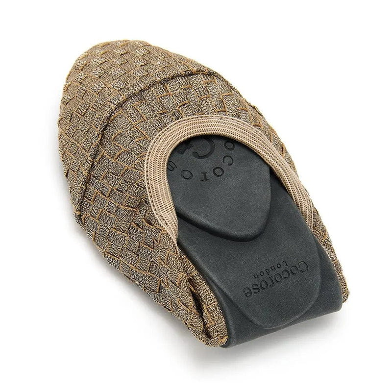 Barbican - Champagne Woven Ballet Flats (EU36 only)