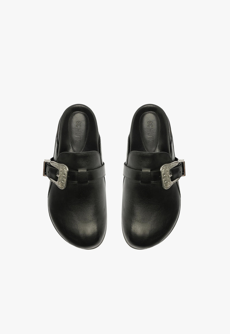 Grace Leather Clog