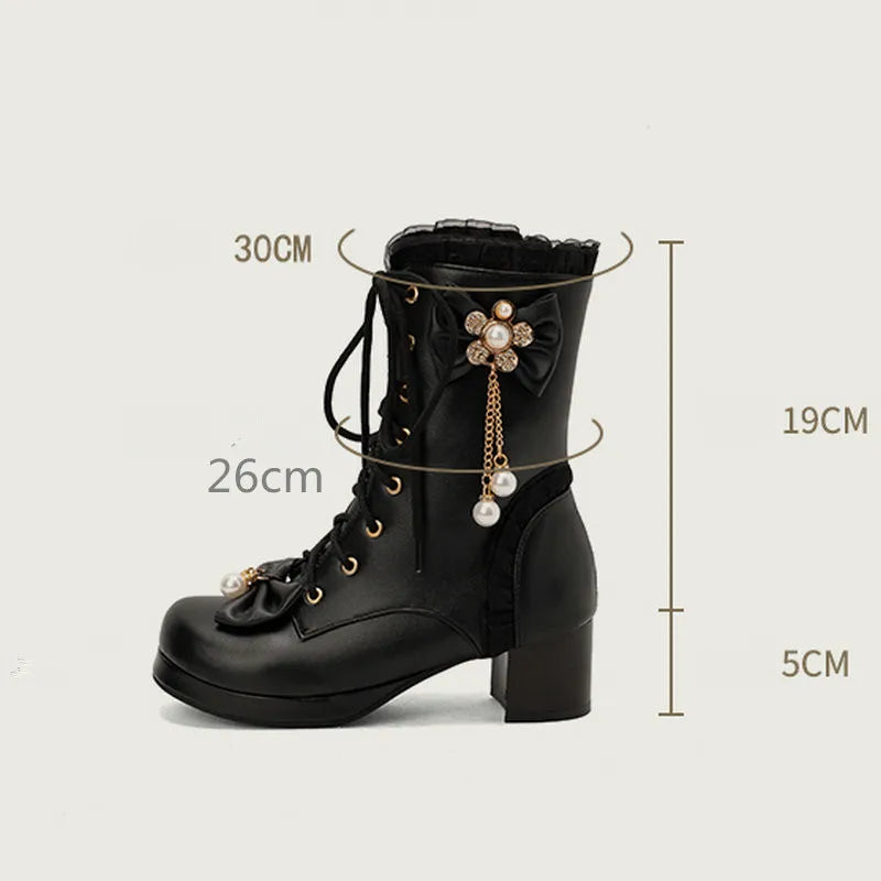 High Heel Princess Boots
