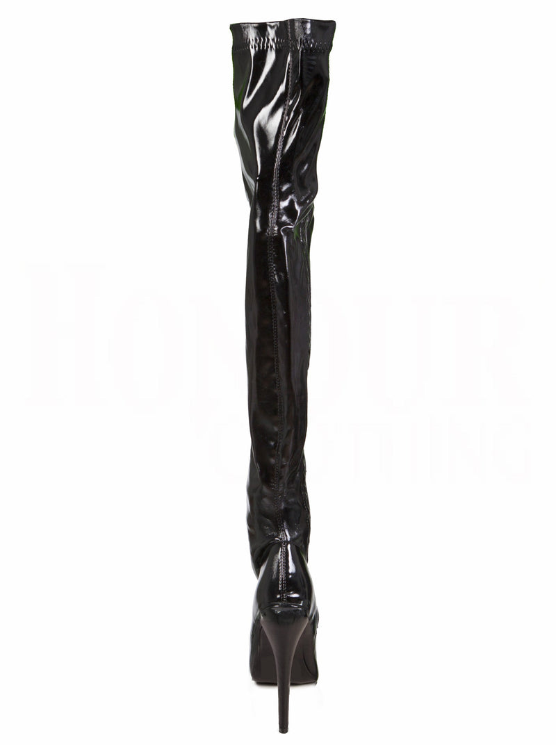 PVC Davina Thigh High Heels