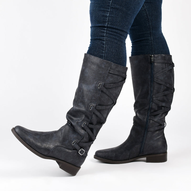 CARLY RIDING BOOTS IN X-WIDE CALF