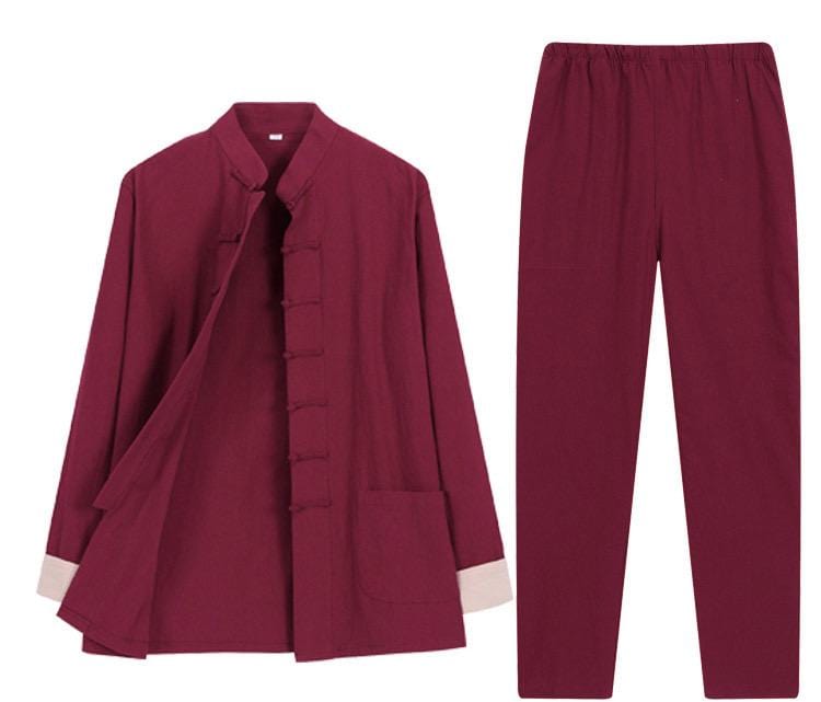 Plus size, cotton fabric, Chinese Tang suit jacket and Tang suit set