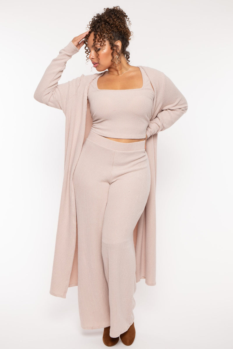 Plus Size Colette 3Pc Matching Set- Taupe