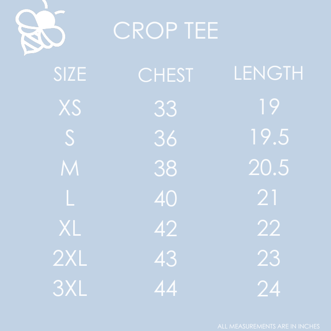 Crop Tee - Magenta Stripe