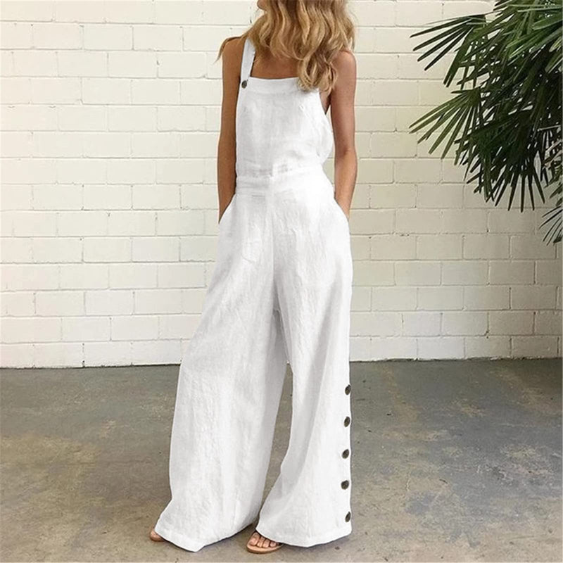 Trendy Jumpsuit Women'S Clothes Spring Summer Clothes Sexy Plus Size Outfits Birthday Outfits For Women Funeral Outfit Travel Pants For Women Jumpsuit Polka Dot Jumpsuit For Women White Jumpsuit Wom
