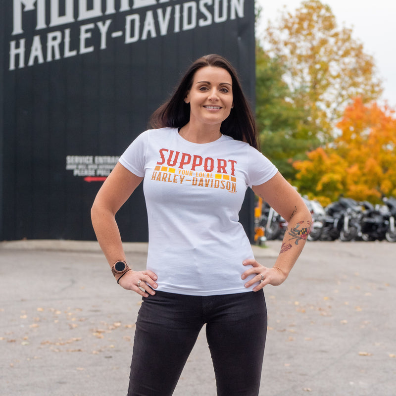 Support Women's White T-Shirt