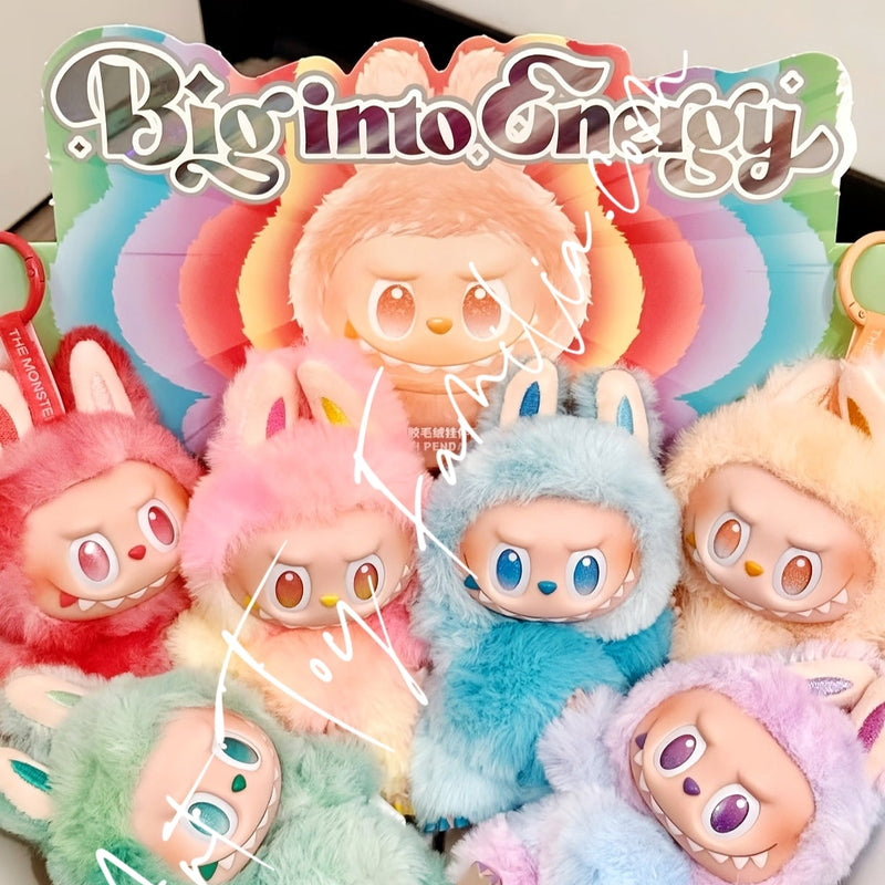 The Monsters Labubu Big into Energy Series-Vinyl Plush Pendant - 前方高能系列搪胶毛绒挂件