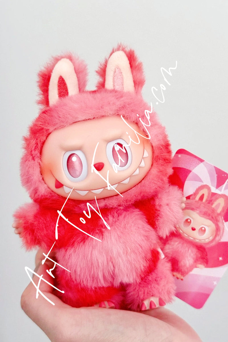 The Monsters Labubu Big into Energy Series-Vinyl Plush Pendant - 前方高能系列搪胶毛绒挂件