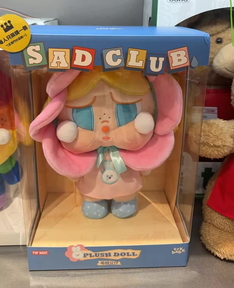 Crybaby Sad Club Plush Doll - 悲伤俱乐部毛绒公仔