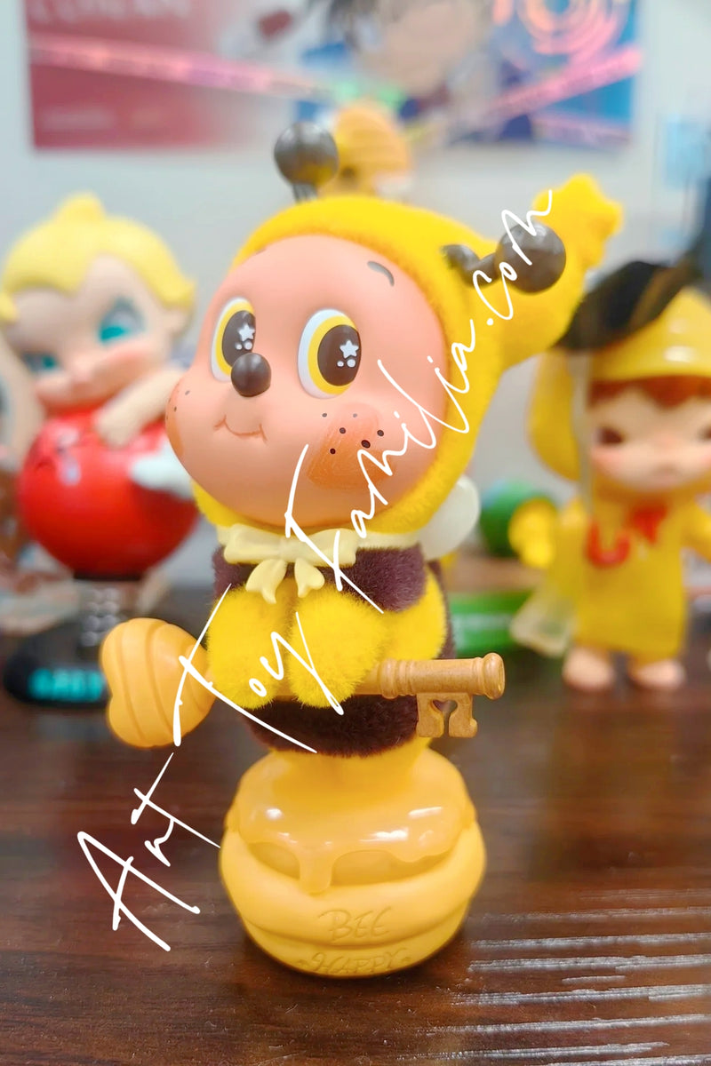 Twinkle Twinkle Bee Your Honey Figurine - 星星人小蜜蜂爱语吊卡