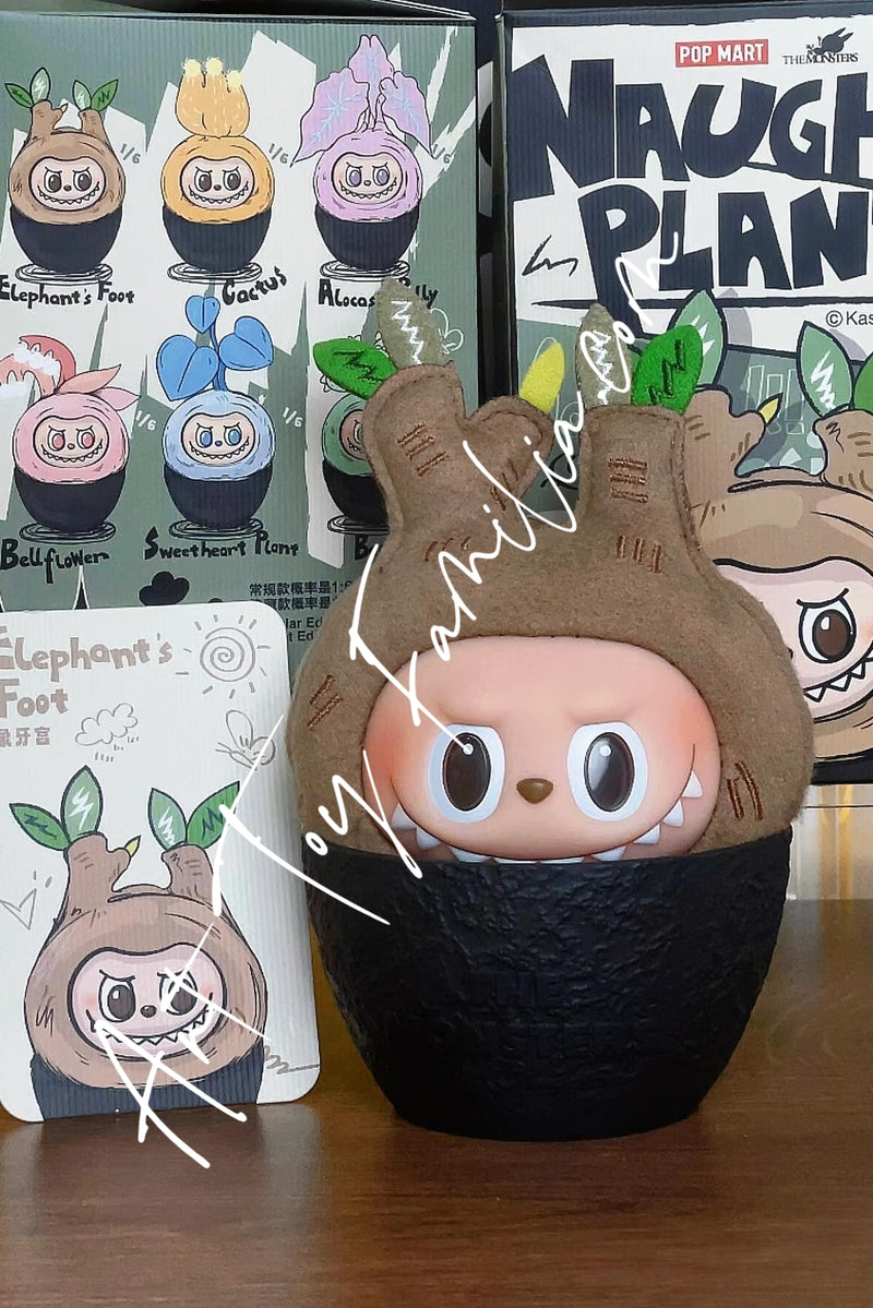 The Monsters Labubu Naughty Plants Vinyl Face Series - Naughty Plants搪胶脸系列盲盒