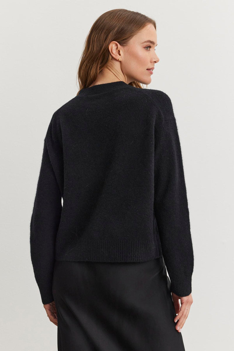 MARTI ALPACA EMBELLISHED CARDIGAN