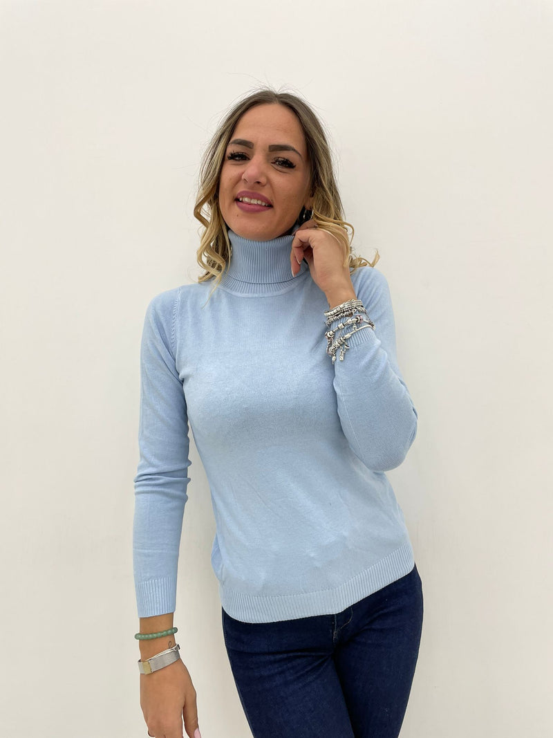 Maglia collo alto basic
