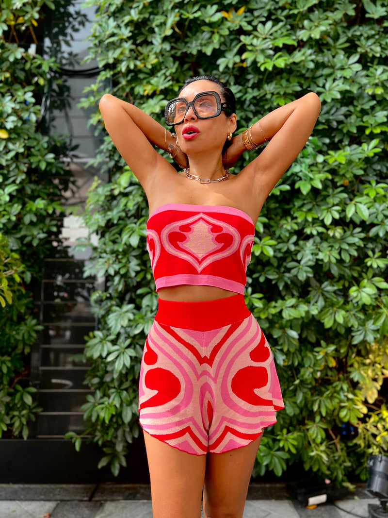 Casablanca Knitted Bandeau