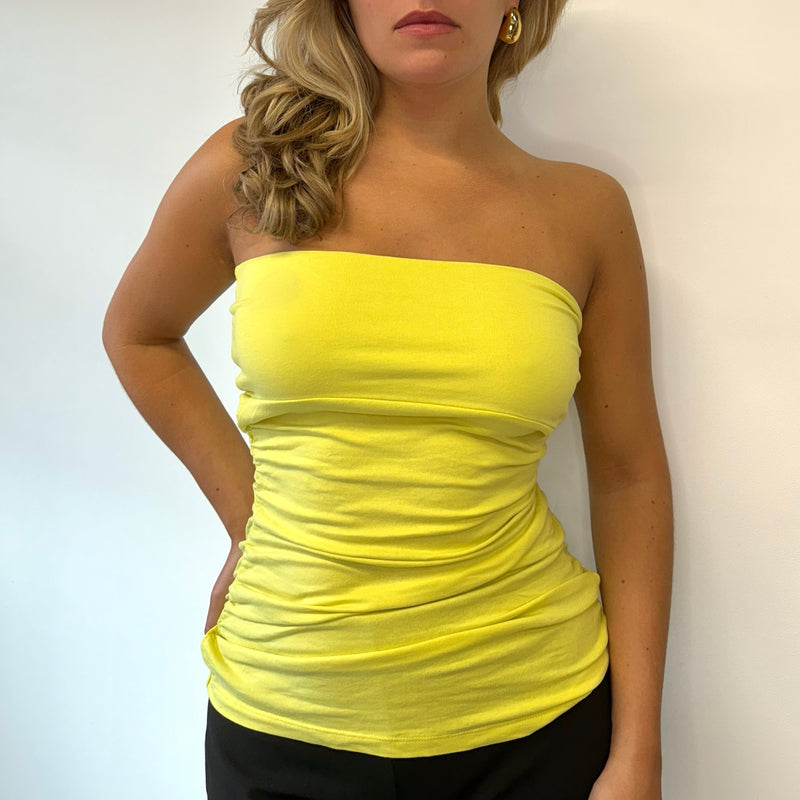 Yellow bandeau top - Size S/M